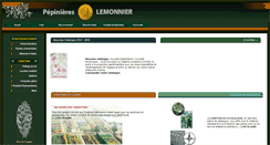 Desktop Screenshot of pepinieres-lemonnier.com